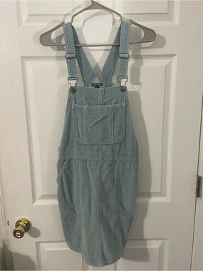 wild fable Light Blue Corduroy Overall Dress
